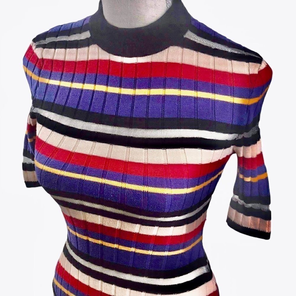 NBD Revolve Striped Body Top Size XS - Picture 2 of 6